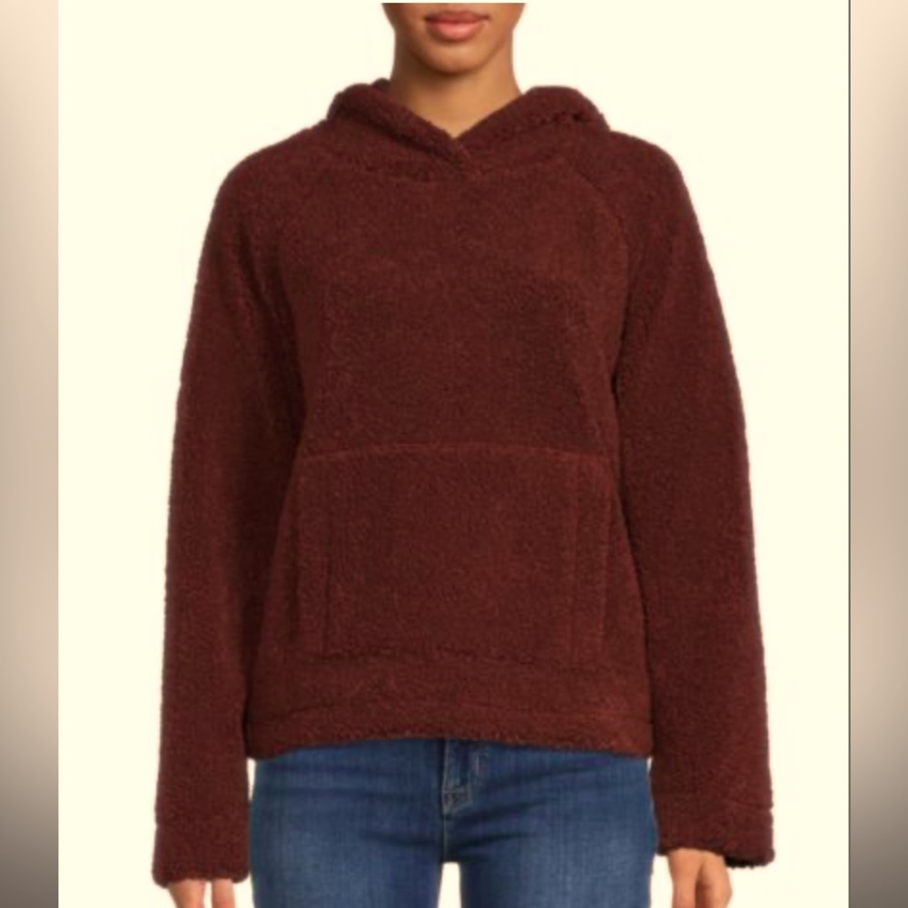 Vince Sherpa Long Sleeved Hoodie